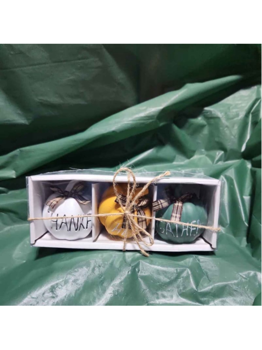 Rae Dunn Fall Pumpkin Decor 3pc